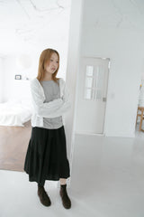 rocher flare skirt(2colors)