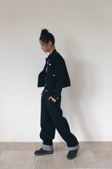 CLASSIC COTTON JACKET (BLACK)