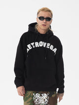 RTVG(RETROVEGAS) Pearl LOGO plus velvet pullover hoodie