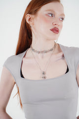 Carabiner chain choker