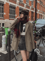 [Wool 50%] Mignon single classic jacket