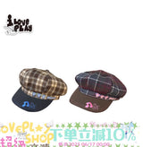 イスケープパークLoveplayshop ストリッピードパッチワークデザインべレッドアーティストハット