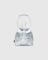 BLOOMING TOTE BAG | SILVER