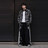 OV 54460 Calli Side Lettering Wide Track Pants (2 colors)
