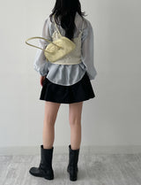 Tiered Flare Mini Skirt