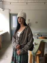 デプスアップリケビーニー (3color)
