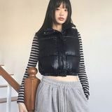 アーデンレザーベストパデッドベスト