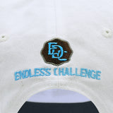 XTA090 Check Graphic Cotton Ball Cap (WHITE)