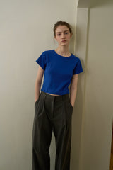 Label basic t-shirt_blue