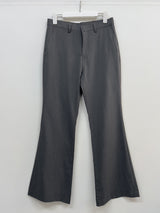 [Unisex] サマー ブーツカット ワイド スラックス