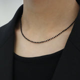 Men's ブラックビーズネックレス_CLEF PMS ネックレス