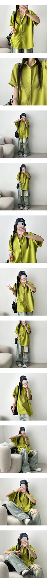 [M,L] Hines Daily Linkle Short-Sleeved T-shirt
