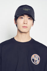 25SS チェックリップストップストリングボールキャップ ブラック