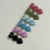Triple heart hair pin (6color)