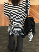 Kitsch Stripe Two-Way Dress (2c)