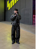 Prime nine wide denim pants