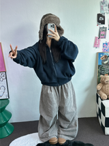 パラシュートバルーンピグメントコーデュロイパンツ🤎🩶💚🩵5カラー