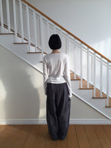 Bias snap long sleeve (4color)