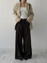 [wool90%] ヘヴィーウールオーバーフィットジャケット