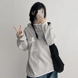 キッチ ルック ビーズ パイピング ハイネック フーディー (3 colors)