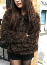 [Quilted Lining] Bento Collar Fur Jacket