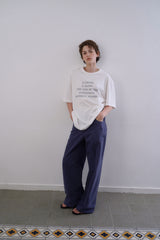 グラス Tシャツ、アイボリー