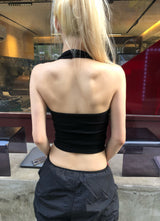 stone halter sleeveless