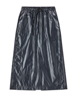 26SS WOMAN NYLON SHIRRING LONG SKIRT