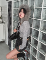 Kaeti インシジョンデニムスカートパンツ