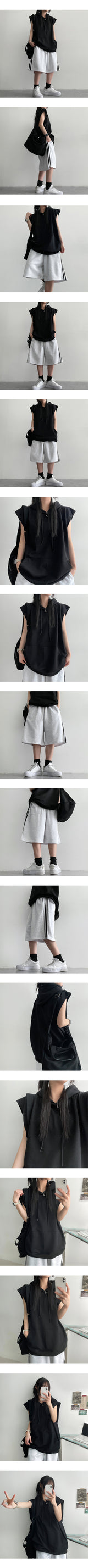 FIFO Oversized-Fit Hooded Vest
