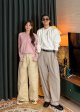 Women's デイリーウォッシャブルVネックニット 14COLOR