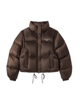 25FW WOMAN デタッチャブルクロップダックダウンジャケット