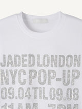Pop-up vintage print T-shirt
