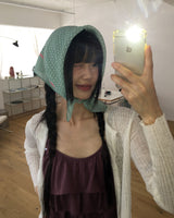 カービンドットヘアカットシフマフラースカーフ