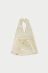 Halter top blouse_beige
