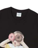 WOMAN ADLV ベビーフェイスドーナツ1半袖Tシャツ