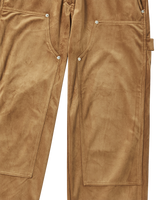 25FW WOMAN ベルベットストレートパンツ ブラウン