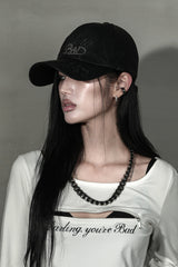 DYB レザーボールキャップ #ブラック