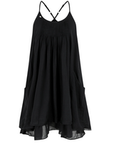 Vintage Gauze Frilled Dress