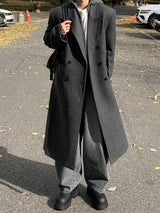 Velo shelter robe long wool coat