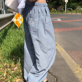 Best Fit 🔥 [#made/Summer🌴/Same-day shipping🚚] Arcade waistband loose fit ワイドストライプ ロングパンツ コットンパンツ 3 colors Airport look/Travel look
