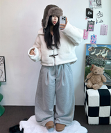 INSIDE-MINK🤍 PINTUCK BASIC LONG WIDE PANTS 🤍🖤🩶3COLOR