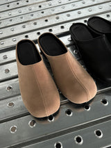 ASCLO Leather & Suede Slippers (2color)