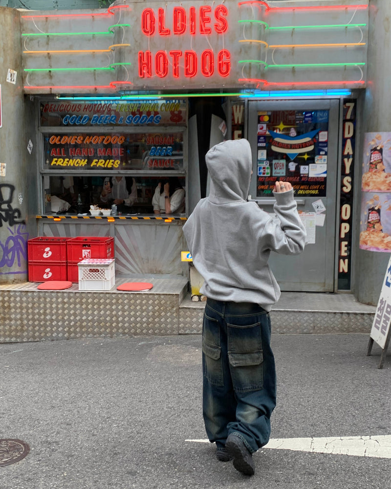 ダブルパックポケットデニムパンツ