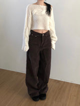 Boat Neck Knitwear (4 colors)