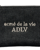 26SS FABRIC LOGO EMBROIDERY WALLET