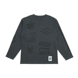 Graffitionmind Graffiti LS Pigment T-shirt (Charcoal)