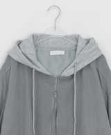 [unisex] ユーインビーツーウェイシャーリングフードフライトジャンパー