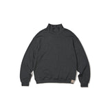 Jersey stripe turtleneck / Charcoal