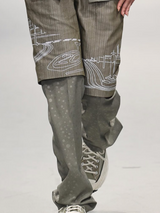 Printed City Shorts
